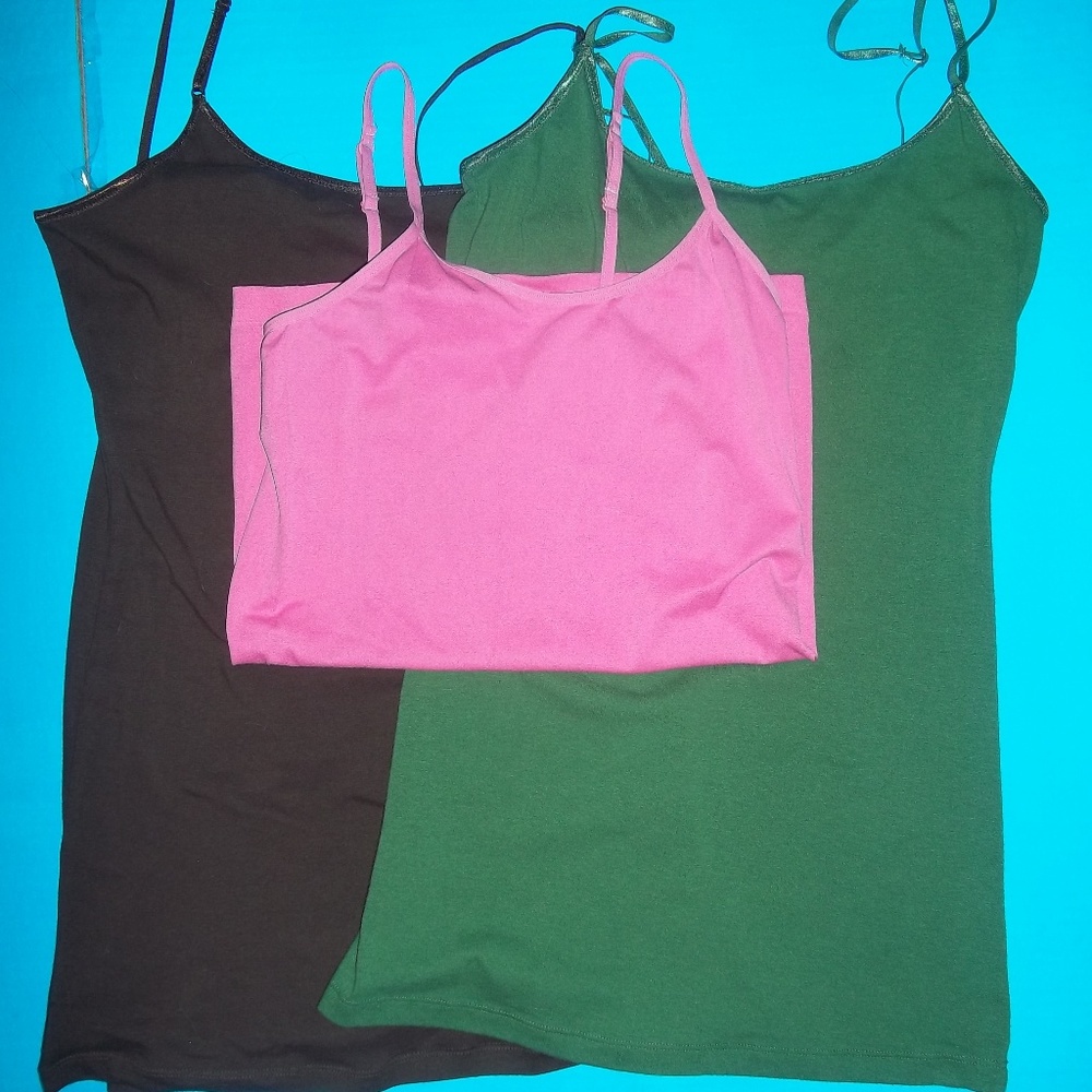 s large lot 3 identical long torso camisoles